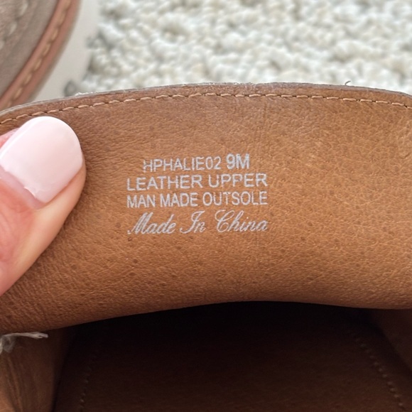 Donald Pliner Halie Suede Loafer Taupe Sz 9 - Picture 4 of 7